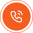 A graphic featuring a phone icon in white on an orange circular background, emphasizing the importance of contacting for AC repair and installation services.